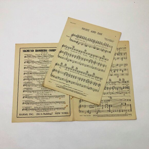 Set of 7 Music Sheets by Cole Porter Irving Berlin Gershwin Plus More - Picture 5 of 9
